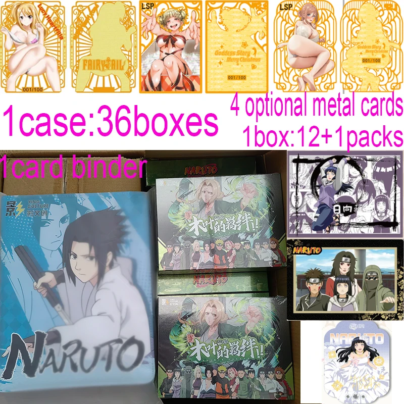 

Shadow Creative Naruto Konoha Bonds Collection Cards Shinobu Nezuko Tanjiro Mitsuri Booster Box TCG Hobby Gift