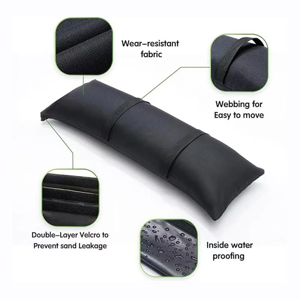 2x Stay Safe con pesi base per ombrellone, sacchi di sabbia per sbalzi a sbalzo e accessori da giardino