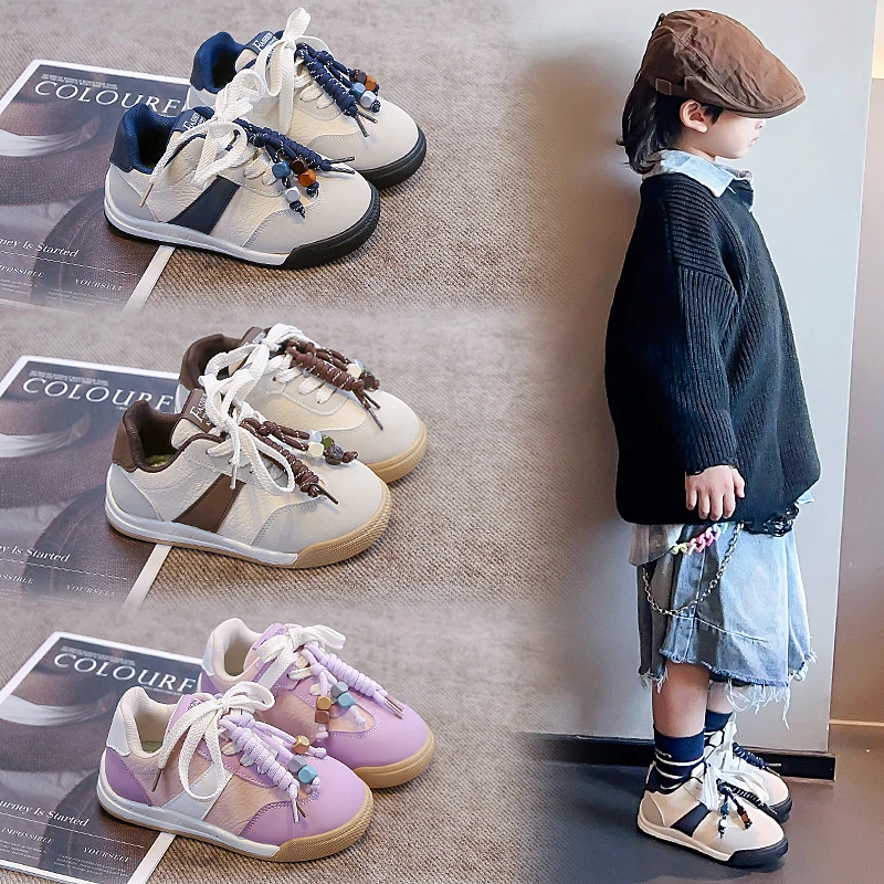 

2025 New Autumn Children's Soft Sole Sports Shoes for Boys Girls Anti-skid German Training Shoes Soft Sole Leisure Kids Shoes