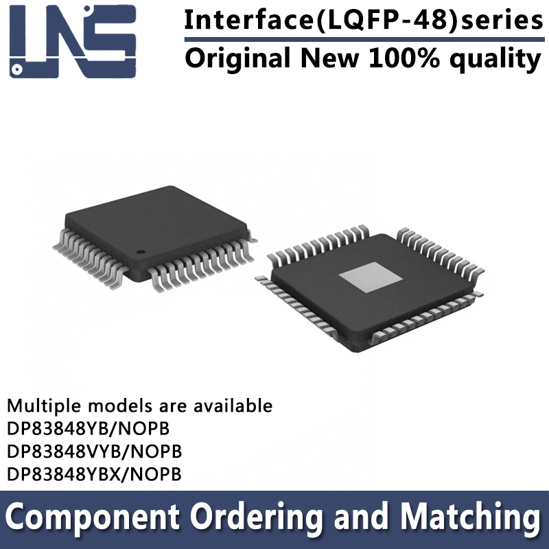 

1PCS DP83848YB/NOPB DP83848VYB/NOPB DP83848YBX/NOPB LQFP-48 Interface