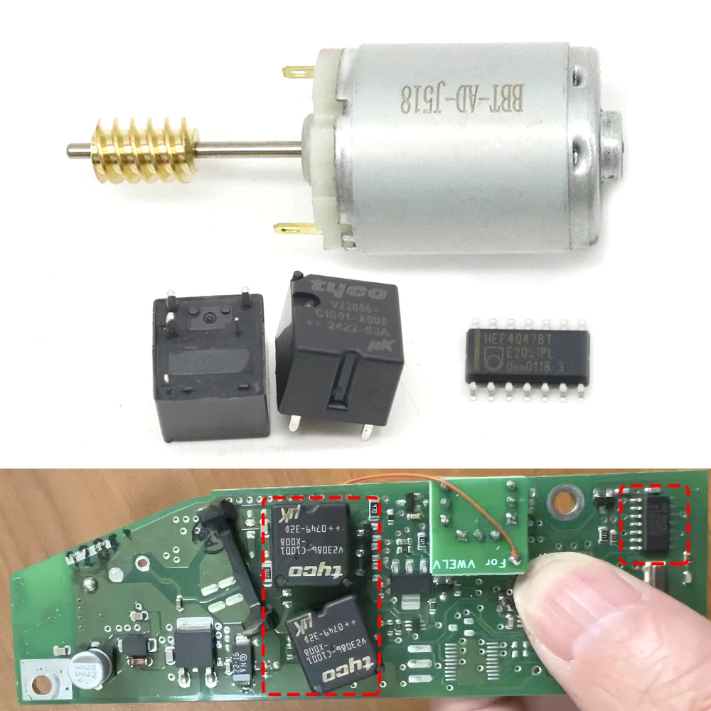 N360 ELV Steering Wheel Column Lock Actuator Motor Relay Chip J518 For Porsche Cayenne S For VW Touareg Phaeton For Audi A8 S8