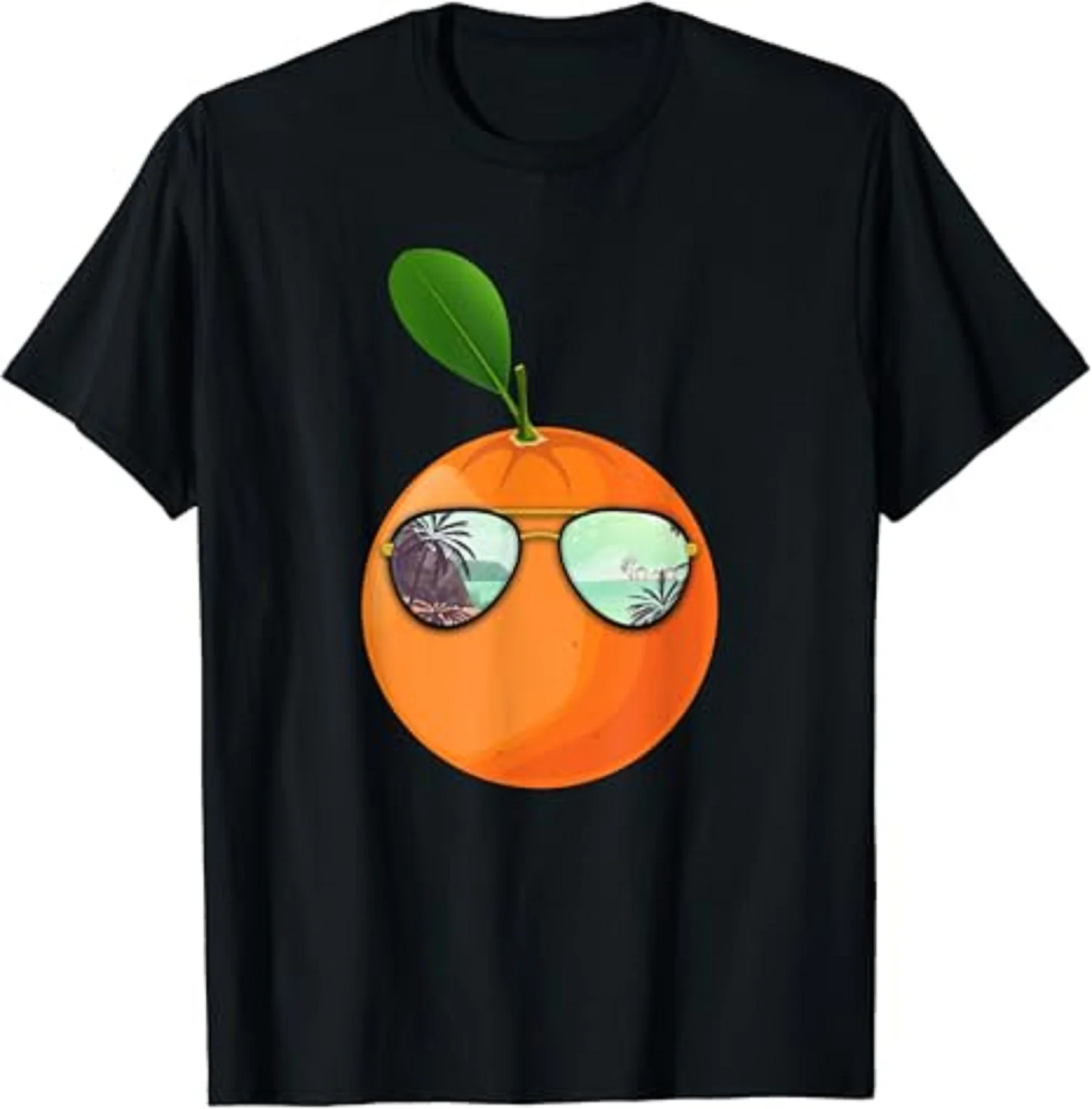 Funny Orange With Sunglasses Oranges Lover T-Shirt Size S-5XL