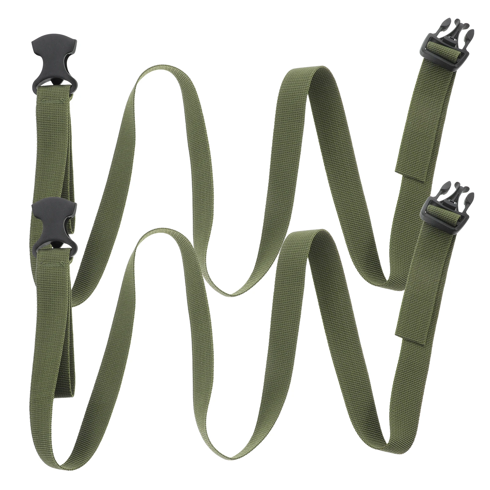 

2pcs Tent Accessories Durable Straps Buckle Suitcase Backpack Handbag Luggage Connector Adjustable Outdoor Camping Hiking