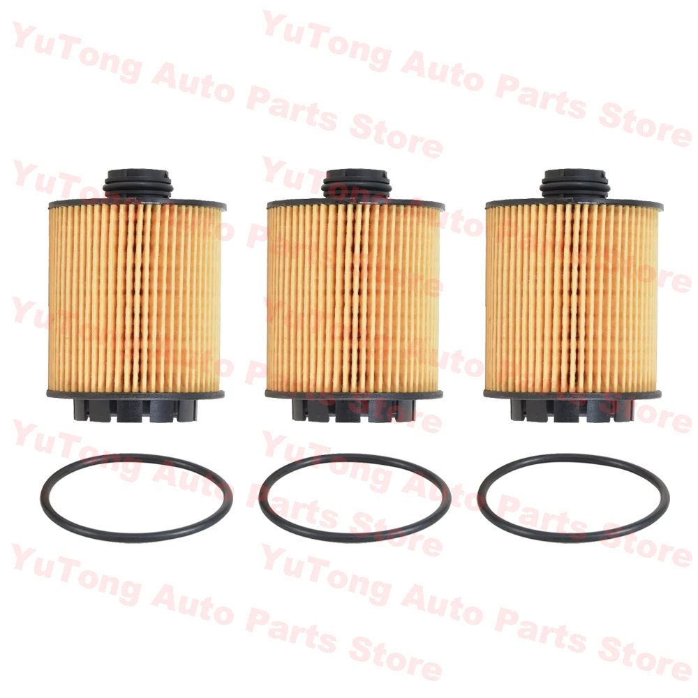 3pcs Oil Filter For GWM Wey Coffee 01 V9X Tank 300 400 500 700 Great Wall Poer Cannon Haval H9 H6 Dargo