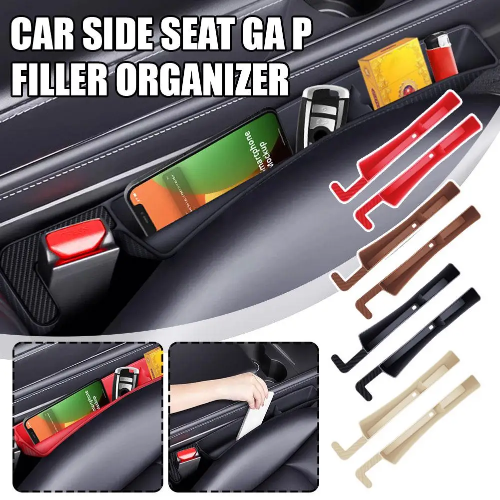 Car Seat Filler Storage Bag Seat Slit Storage Organizer Car Leak-proof Multifunction Filling Strip Accessories Pocket E7T0