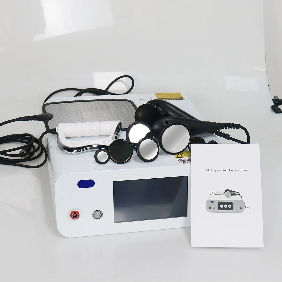 

MEISIKANG Терапевтический аппарат INDIBA Tecar 448 кГц для снятия кожных проблем, высокотехнологичный радиочастотный Tecar CET RET, СПА-аппарат для похудения, подтяжки кожи, укрепления и снятия боли.