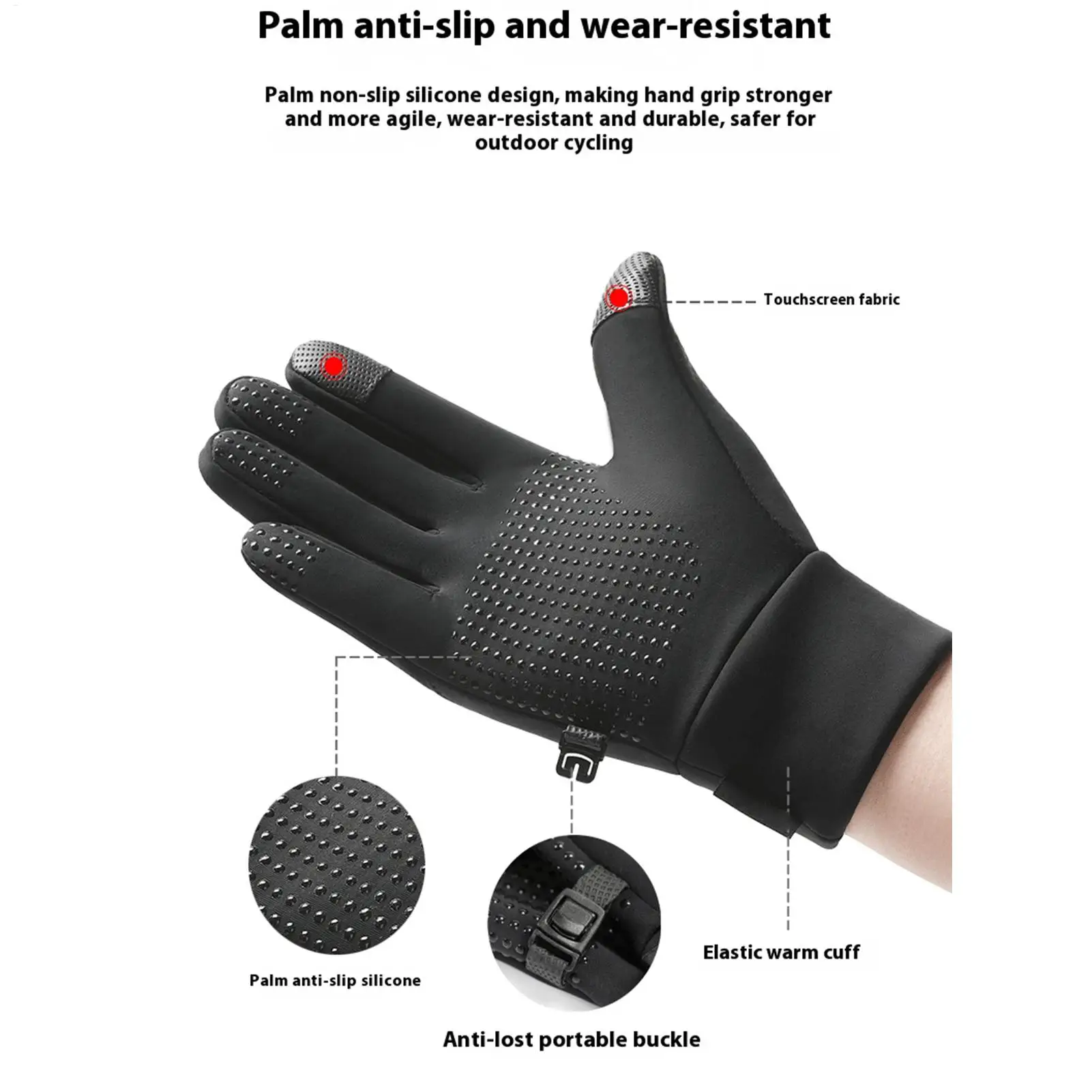 

Рабочие перчатки с подогревом, перезаряжаемые мужские рабочие перчатки с сенсорным экраном, теплые термоветрозащитные грелки для холодной погоды, езды на велосипеде, охоты