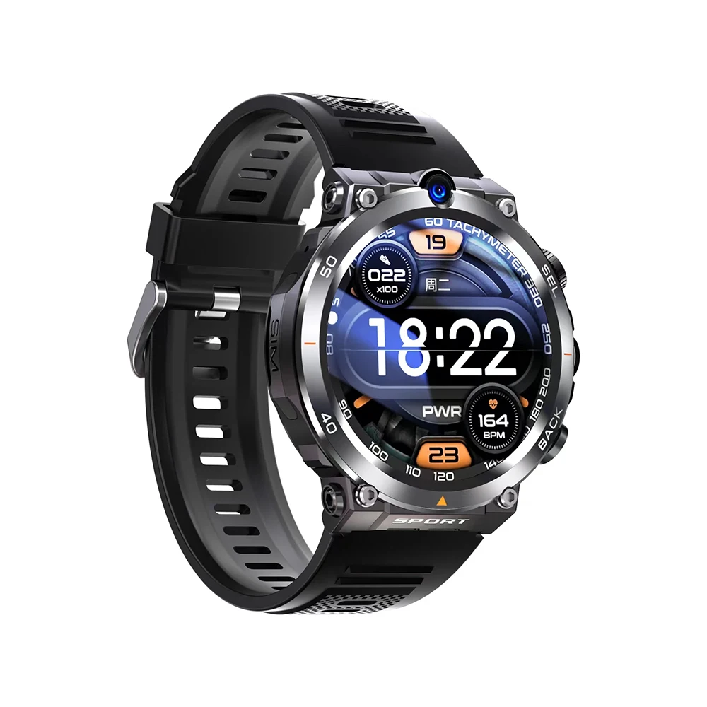 New H10 Smart Watch 4G SIM Card Android 200W Dual Camera Google Play GPS WIFI Large Memory APP Download Sport Smartwatch