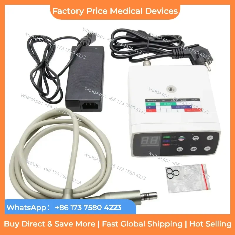 2026 DEASIN 8000A Electric LED Micro Motor Brushless Internal Spray Brushless Electric Micromotor Dentist Low Speed