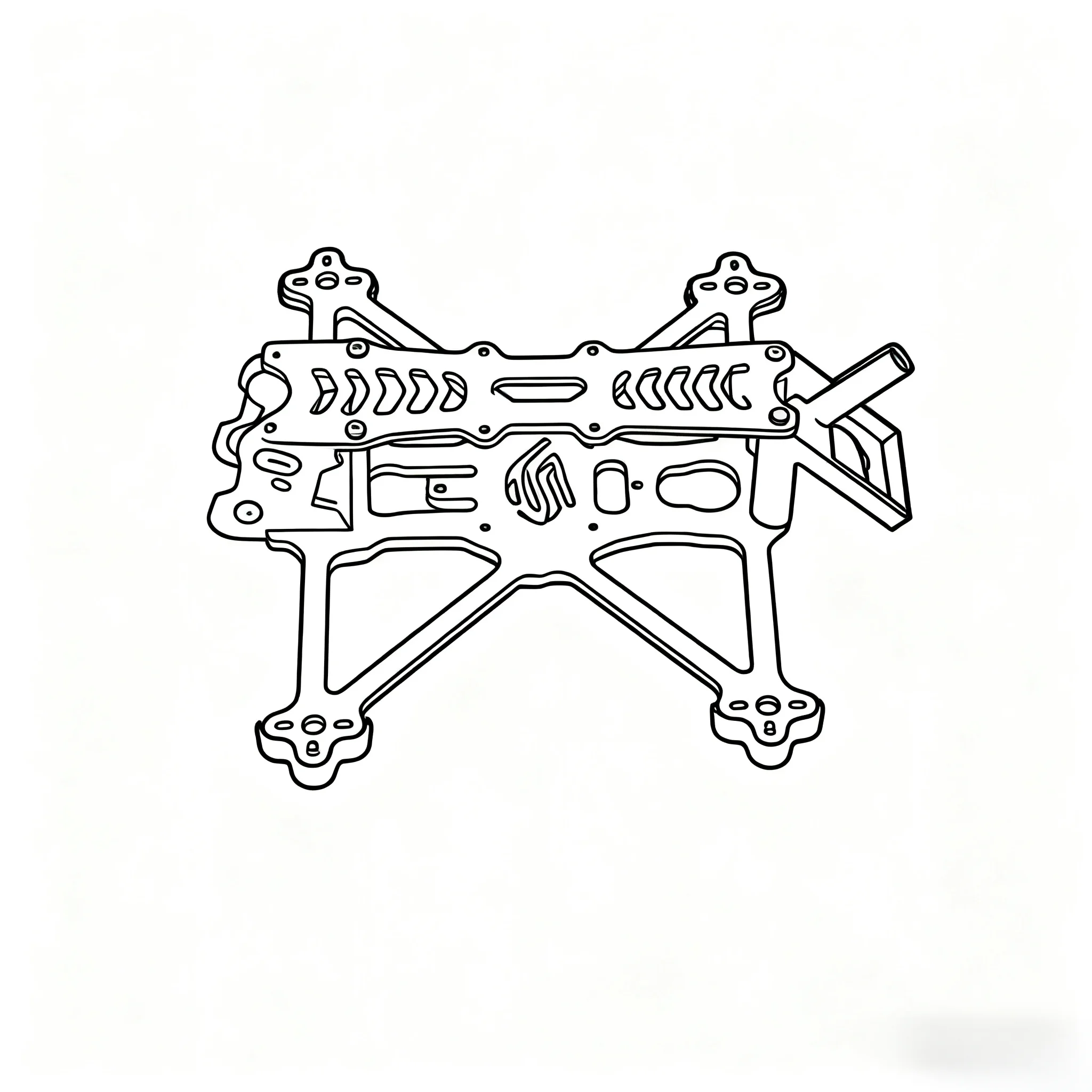 

B-CUBE Fi-135 3inch DJI O4 FPV Drone Frame Kit Carbon Fiber Racing Quadcopter Freestyle INAV Beatflight F722 PX4 Flight Control