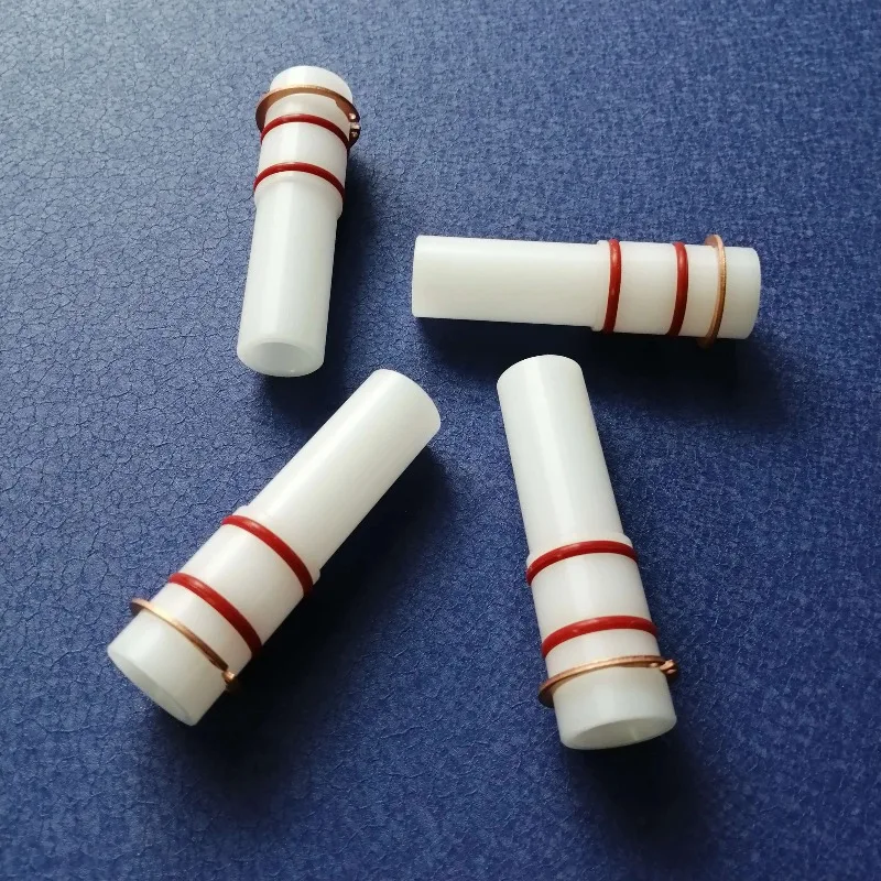 Tpaitlss Venturi Throat 307437 Tivar Material for 10mm Powder Transfer Pump 165633 Iron Substrate with Powder Coating