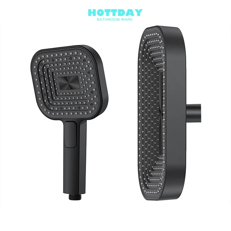 

Adjustable hand Shower 3 Mode Rainfall Shower Large Flow Showerhead High Pressure Water Saving Shower Mixer Bathroom Accessories