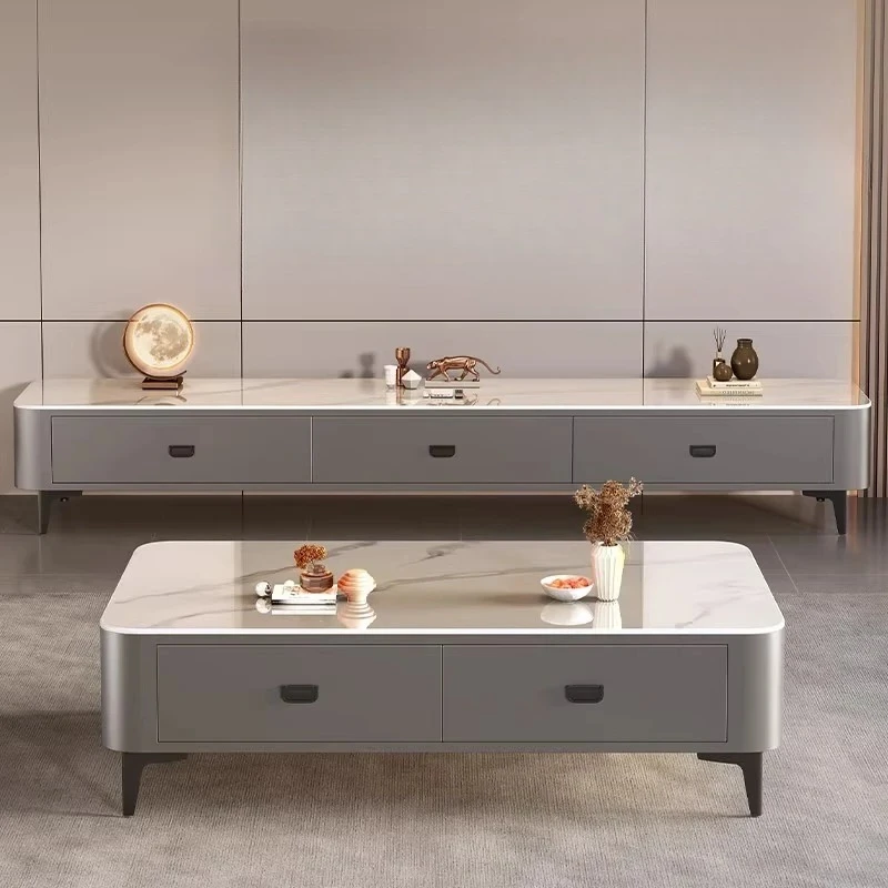 

Extension Design TV Stand Gold Glass Luxury Television TV Stand Floor Designer Meuble Television Salon Living Room Furniture