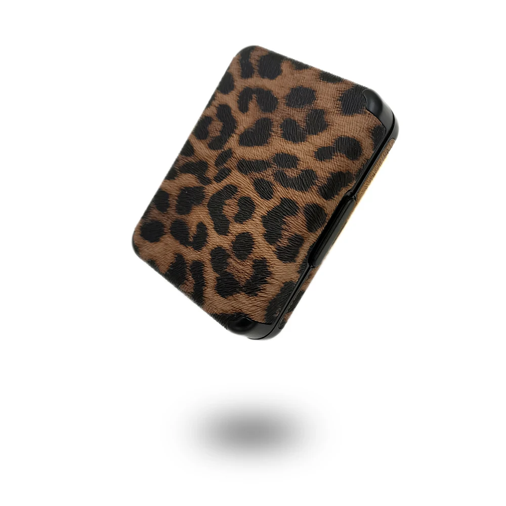 New 20 Holes Cigarette Box for IQOS ILUMA/ILUMA ONE Portable for IQOS ILUMA PRIME Smoking Case with Leopard Pattern