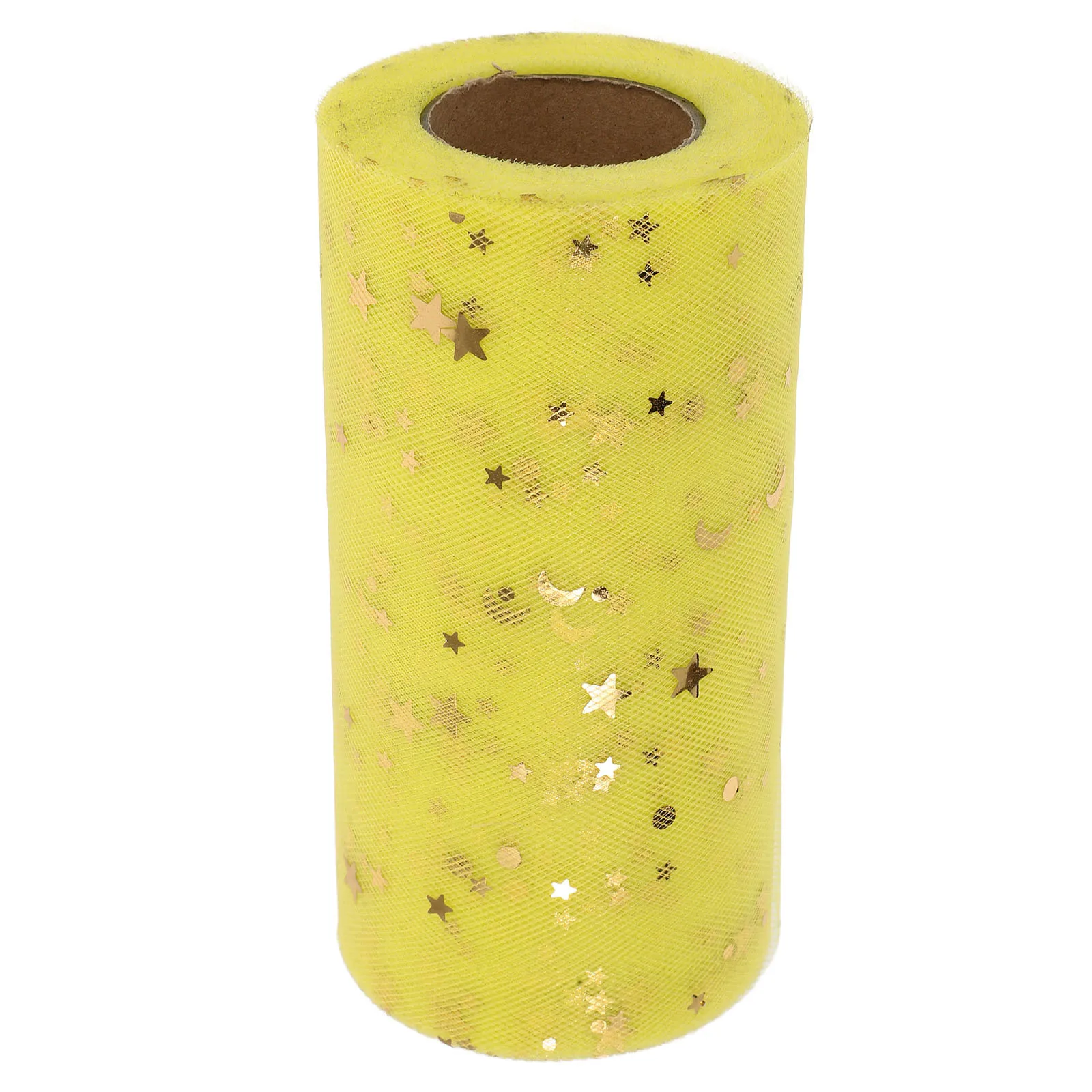 

2280x15cm Stylish Yellow Sequins Table Skirt Gauze Party Wedding Decoration Reusable Desk Cover Exquisite Craft Detail Skirt