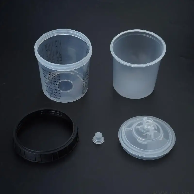 A2BE Paint Mixing Cup Graduated Paint Mixing Cup Reusable Plastic Mixing Cup Liquid Measure Cup Polypropyene Material Useful