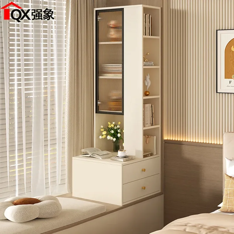 Bedroom bay window dresser locker integrated cabinet makeup bay window cabinet bookcase locker renovation H22