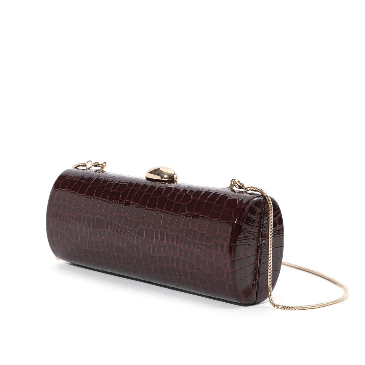 Luxury Leather Evening Bag For Women Baguette Handbag Purse Wedding Dress Party Banquet Clutch Bags Female Shoulder Bag