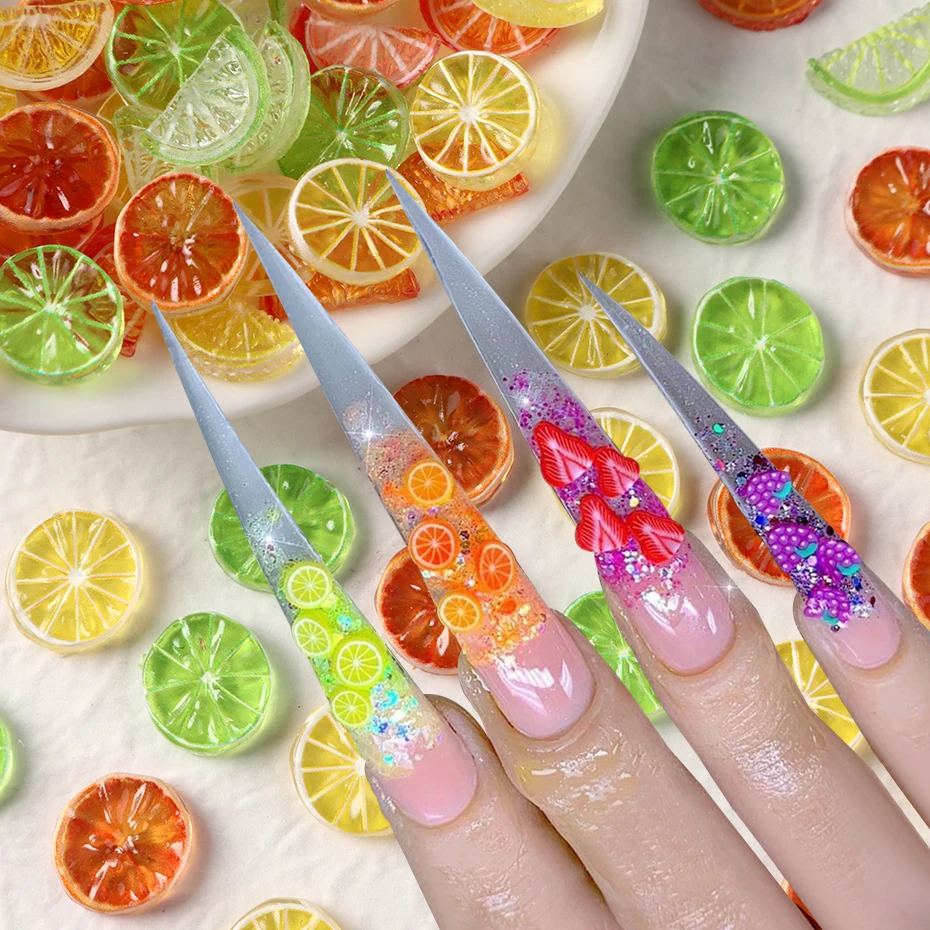 30/50 szt. Letnie ozdoby do pa – Nail Art Yellow recenzja i cena