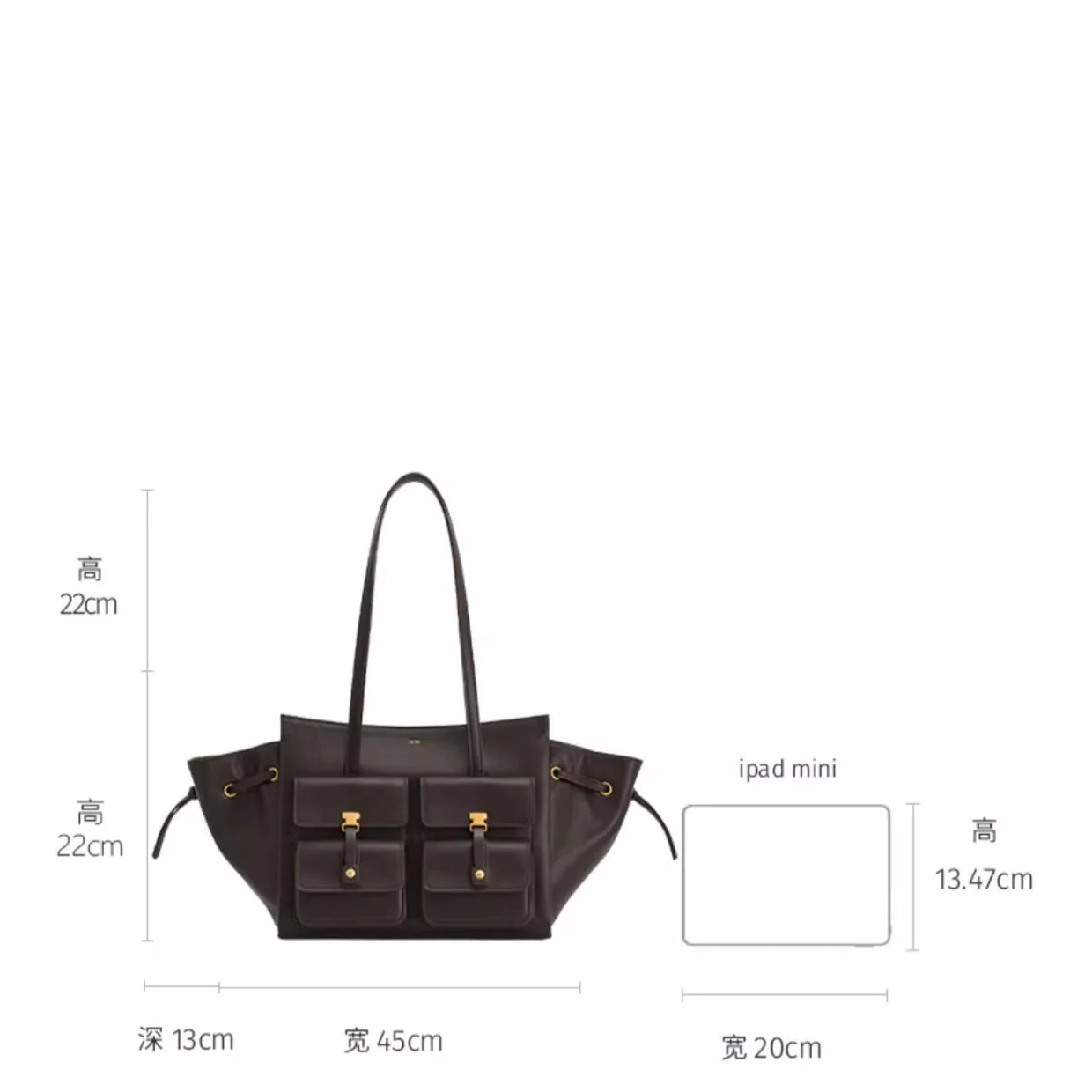 JW PEI Pocket Handbag DA Motorcycle Tote Female Large Capacity Commuter Single Shoulder Underarm Bag сумки для женщин Sac Femme