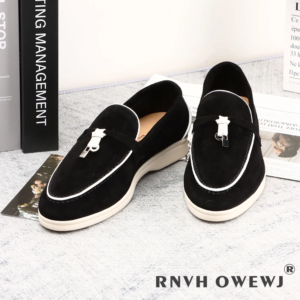 Not Logo Women's Adult Summer Rubber Casual Stitching Flats Sandals - Low Price image 3