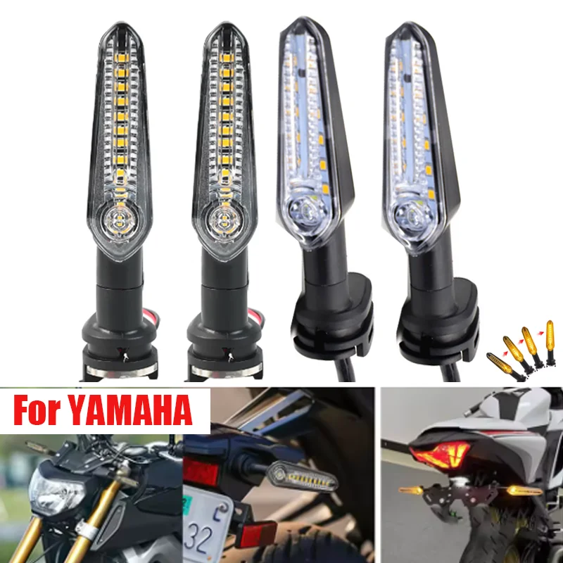 LED Turn Signal Indicator Light For YAMAHA MT-01 MT03 MT07 MT09 Tracer 9 900/GT Tenere 700 XSR 155 FZ6 Motorcycle Flashing Lamp
