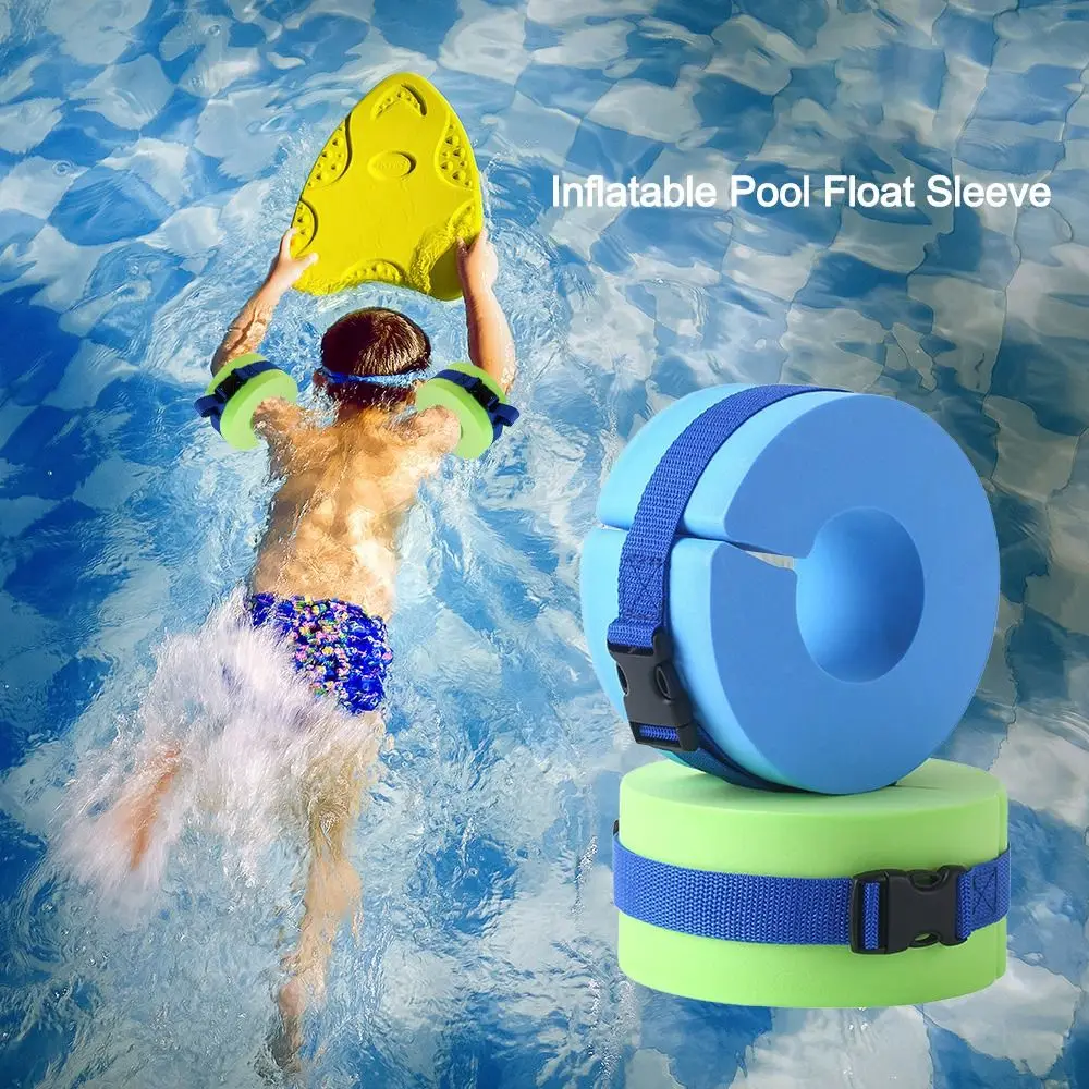 

1PC Safety Training Swim Aquatic Cuffs Pool Armbands With Quick Release Buckle Foam Swimming Floating Rings Swim Training