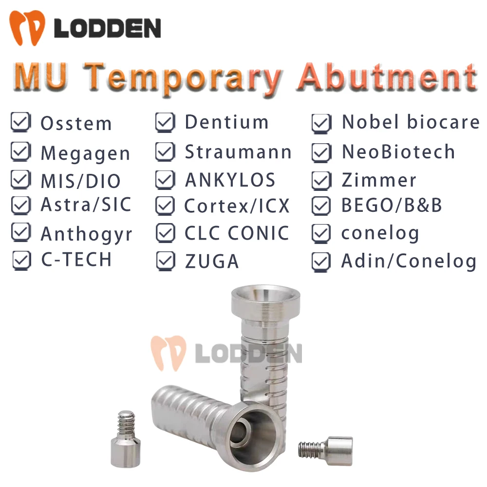 

Dental Multi unit Temporary abutment with Bridge Screw All brand for Osstem/Dentium/Dio/Megagen/NeoBiotech/Nobel Biocare/Adin