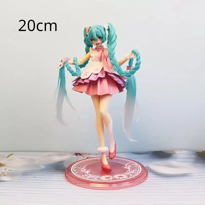 Authentische hatsune miku anime figur mit sehr detailliertem design