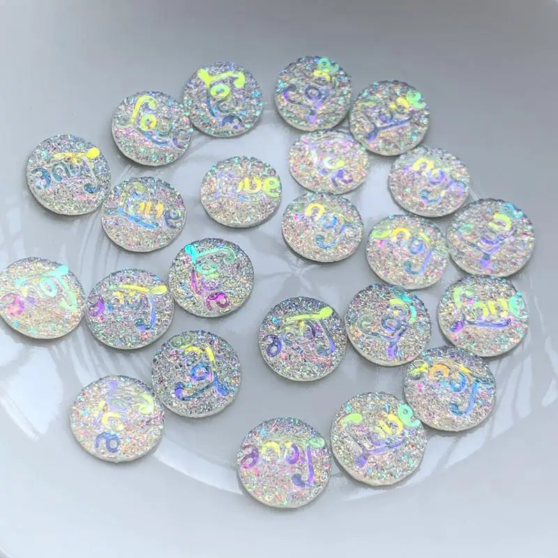 Wholesale 5000Pcs 12mm Round Resin Rhinestones AB Colors Earrings jewelry accessories