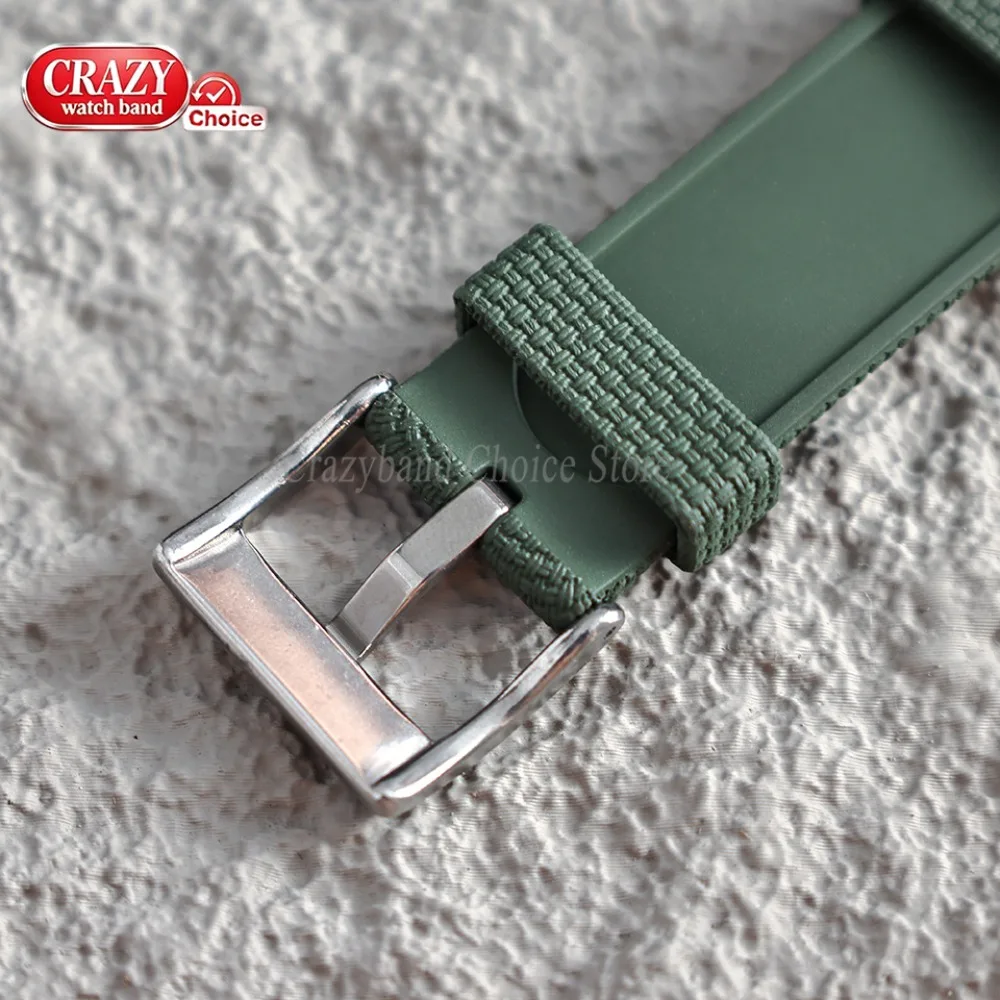 FKM Gummi-Uhrenarmband 20mm 21mm 22mm Universelles Bogenendband für Seiko für Rolex Armband Schnellverschluss Sport Wasserdichtes Armband – Detail 5