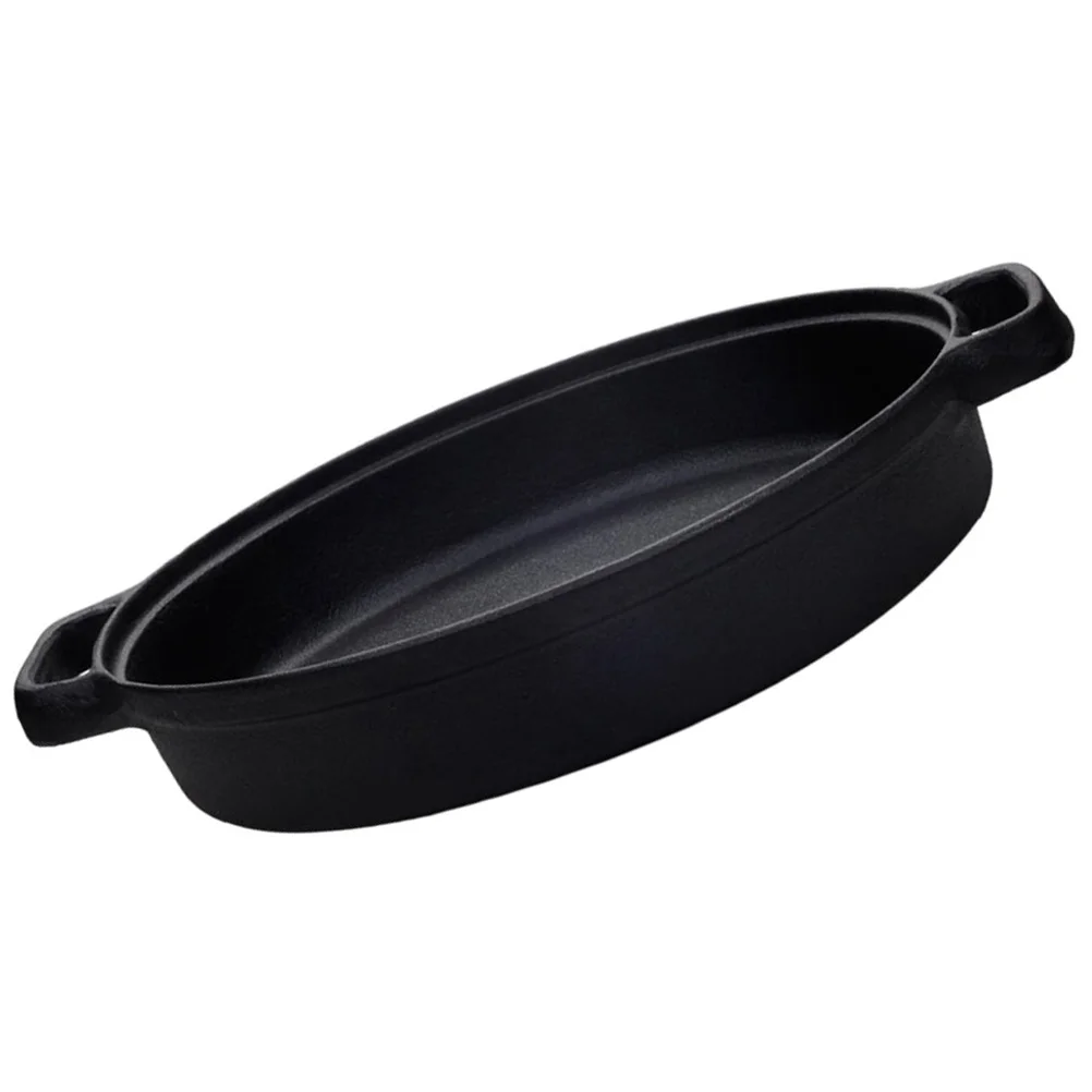 

Flat Grill Skillet Paella Pan Wok Griddle Picnic Cookware Chinese Nonstick Frying