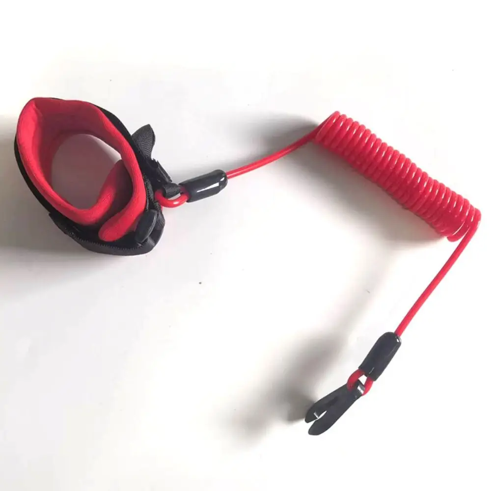 

Stretchable Boat Motor Kill Stop Switch Key Rope Universal Portable Kill Switch Key Lanyard Tether Cord 1.6m Flameout Rope