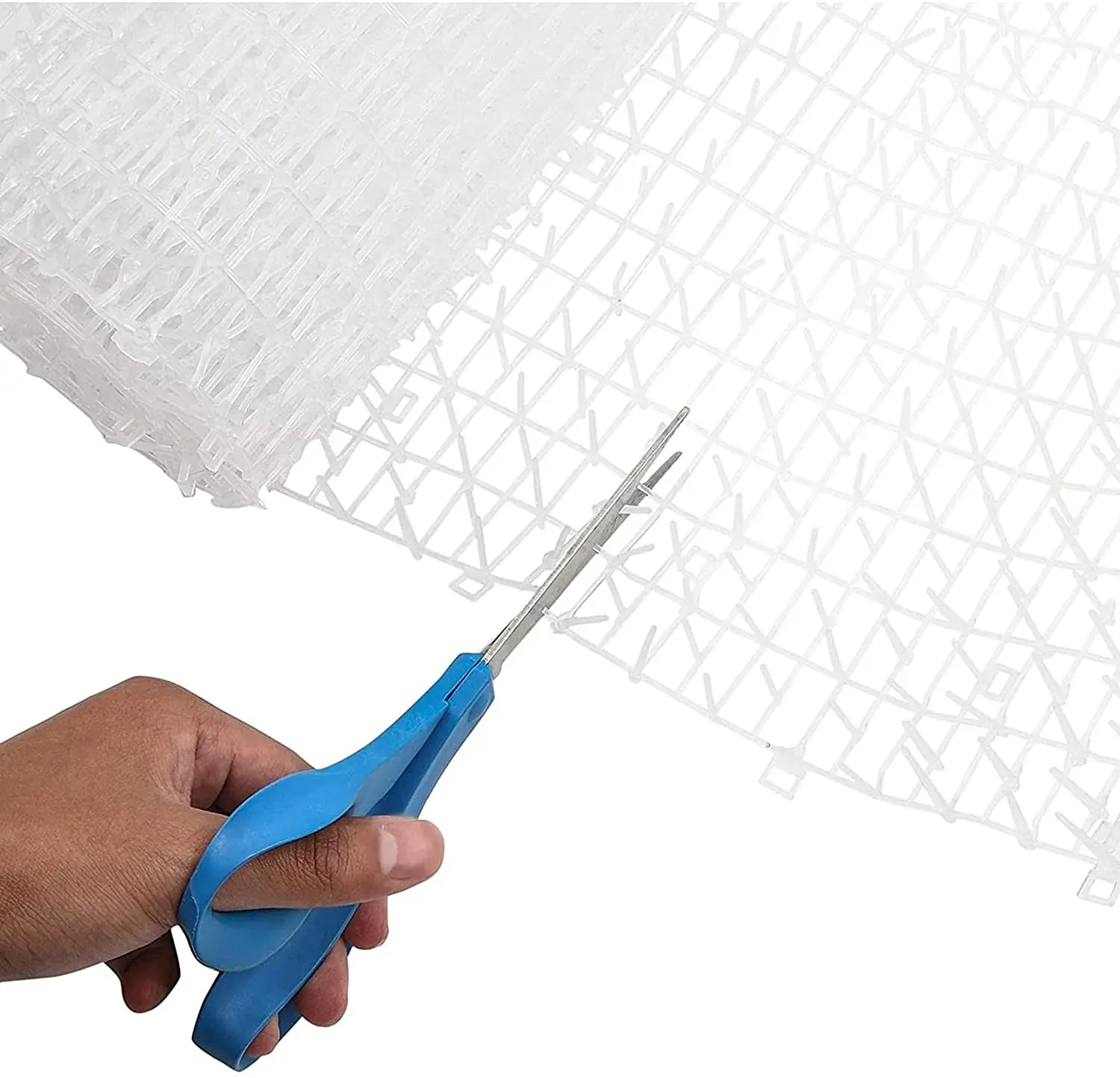 Katzenkotmatte weiß -4 m x 0,28 m, Anti-Katzen-Netzwerk mit Spikes, Garten-Grabstopper – Haustier-Hund-Katzen-Abschreckungsmatte für drinnen und draußen – Detail 6