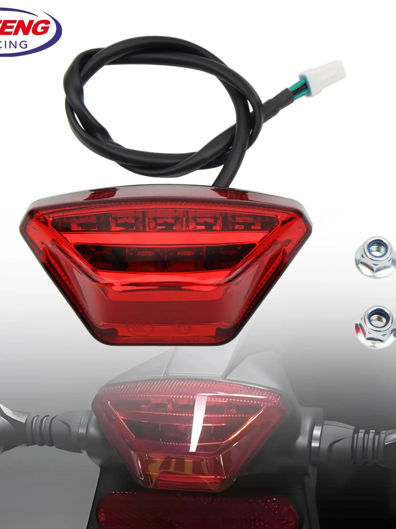 AliExpress PowerMotor For Surron Parts Tail Light Electric Bike Modified Ultra Bee 2023 Motorcycle Rear Taillight  Mopeds Accessories For SUR-RON