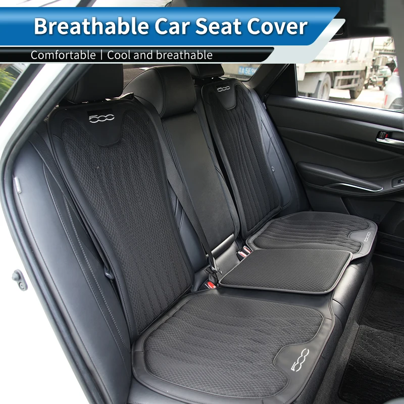 Car ice silk seat cushion set For FIAT 500 Grande Punto Tipo Stilo UNO Astra Bravo Panda Freemont Linea Strada Ducato Egea