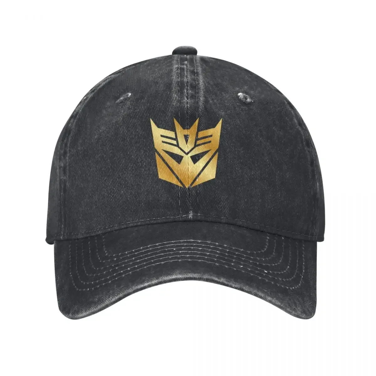 Decepticons Golden Logo Baseball Cap Uv Protection Solar Hat Hip Hop Trucker Hat Hats For Men Women's