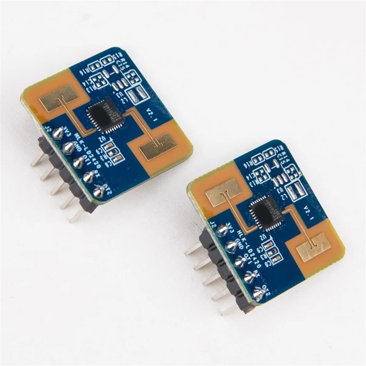 Módulo de detecção humana AAAF 2pcs Smart LD2420 24Ghz Mmwave Radar Módulo de sensor de presença e movimento humano