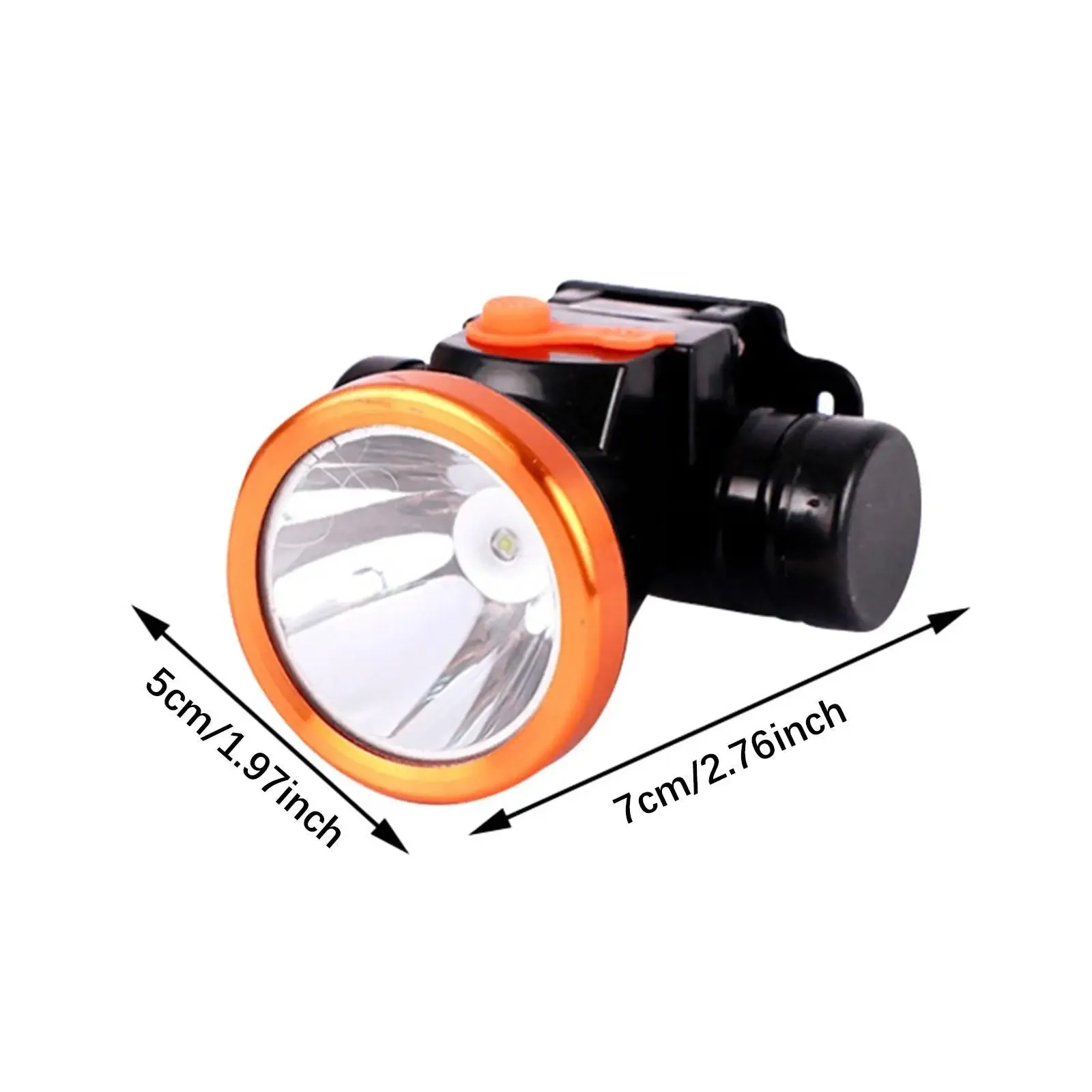 Head Lamp Flashlight for Forehead Waterproof Sturdy Headlight Rechargeable Bright for Running Fishing Hiking Cycling Repairing