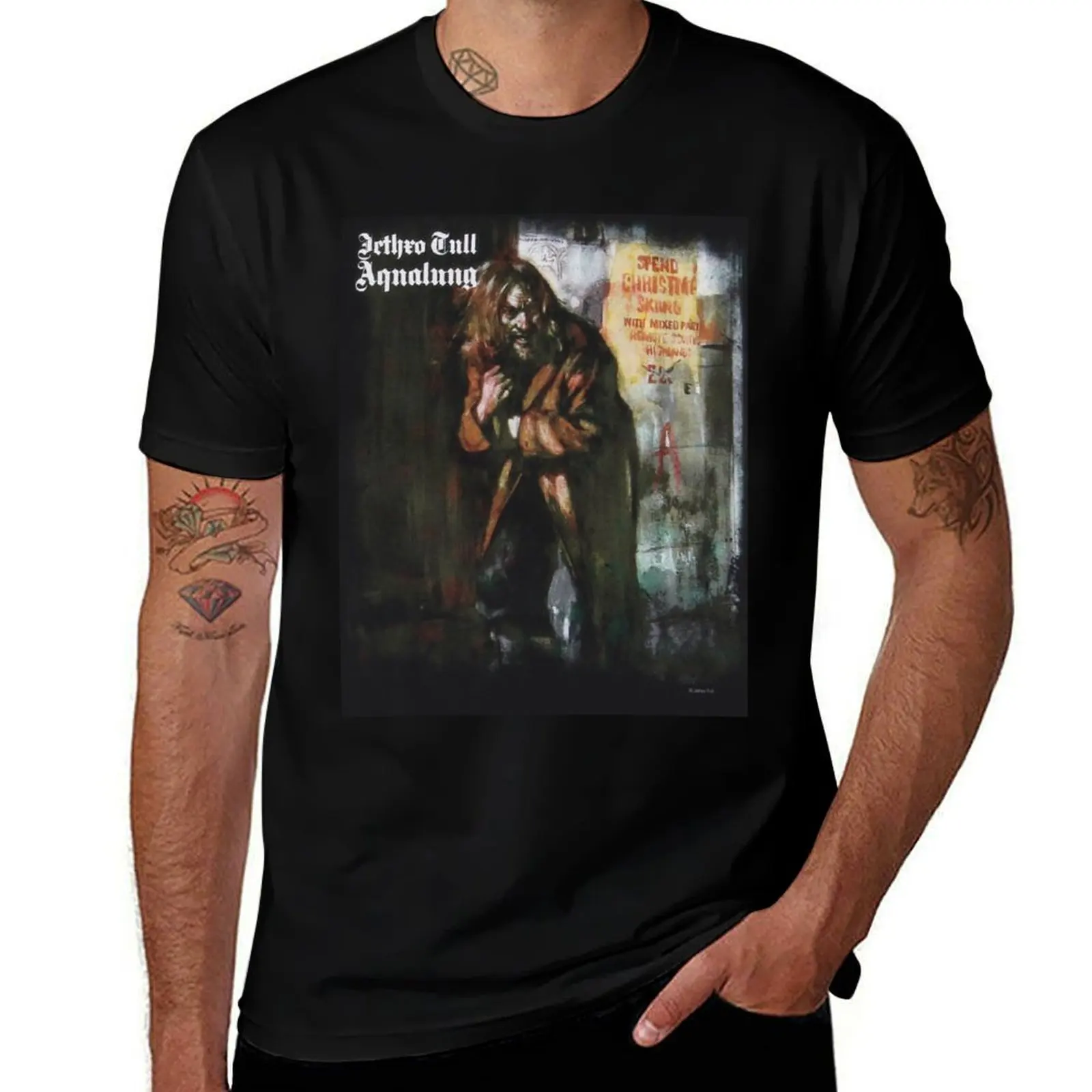 

Jethro Tull Aqualung Poster Art T-Shirt basketball graphic tees boys whites clothes plain t shirts men