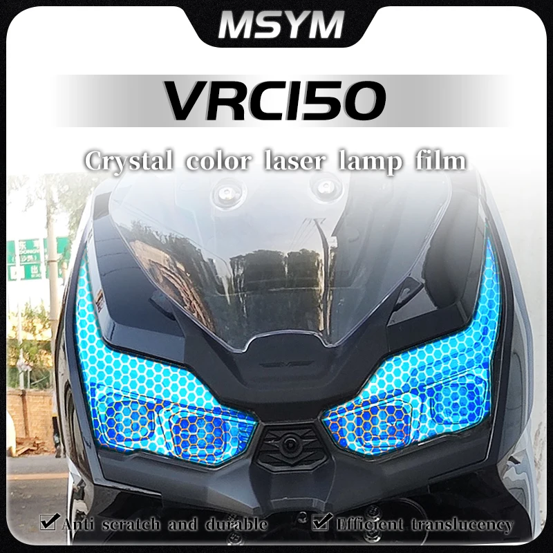 

For DAYANG VRC150 Vrc 150 vrc150 Honeycomb laser film transparent headlight film smoked black tail light film accessories