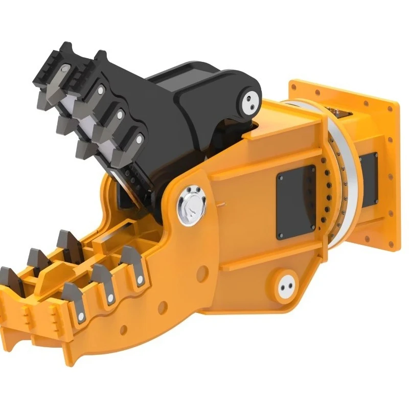 5 tons 3 tons excavator hydraulic rotary rock concrete crusher for secondary removal of excavator accessories