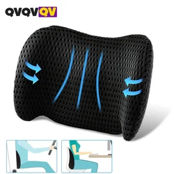 1Pcs Lumbar Support Pillow, Ergonomic - Memory Foam Lumbar Support Pillow for Lower Back Pain Relief for Car Seats,Office Chairs