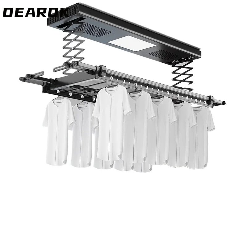 

Electric Clothes Hanger Intelligent Remote Control Lifting Household Clothes Dryer Balcony Four Pole Telescopic Clothes Dryer