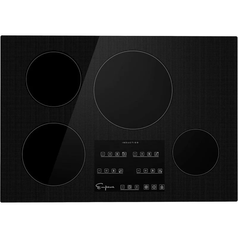 Empava 30” Induction Cooktop Electric Stove Black Vitro Ceramic Smooth Surface Glass EMPV-IDC30