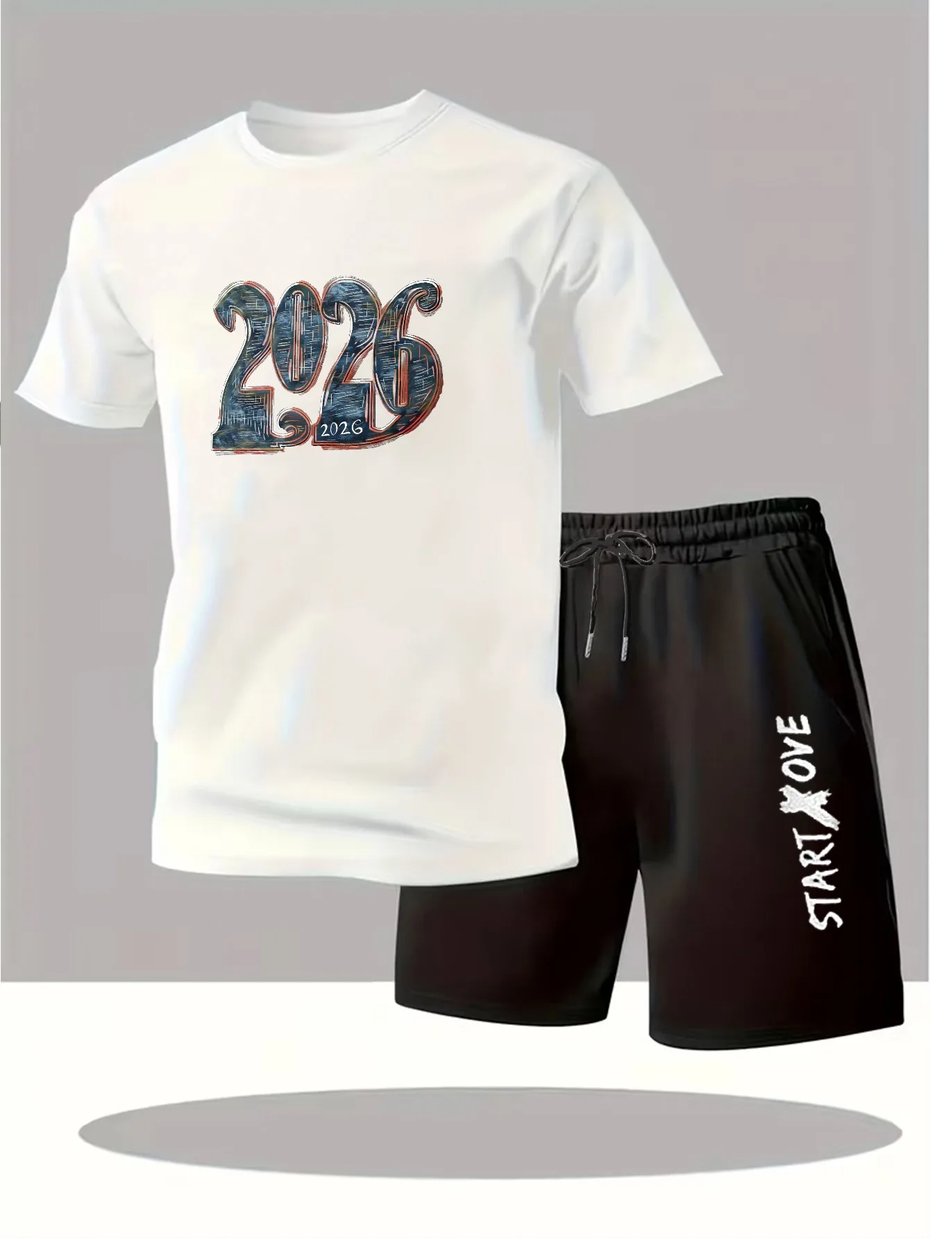 

Мужской комплект, летняя мужская одежда 2025 г., дышащие новые мужские комплекты, мужской комплект, мужская одежда, футбольная капельная одежда с принтом, графика