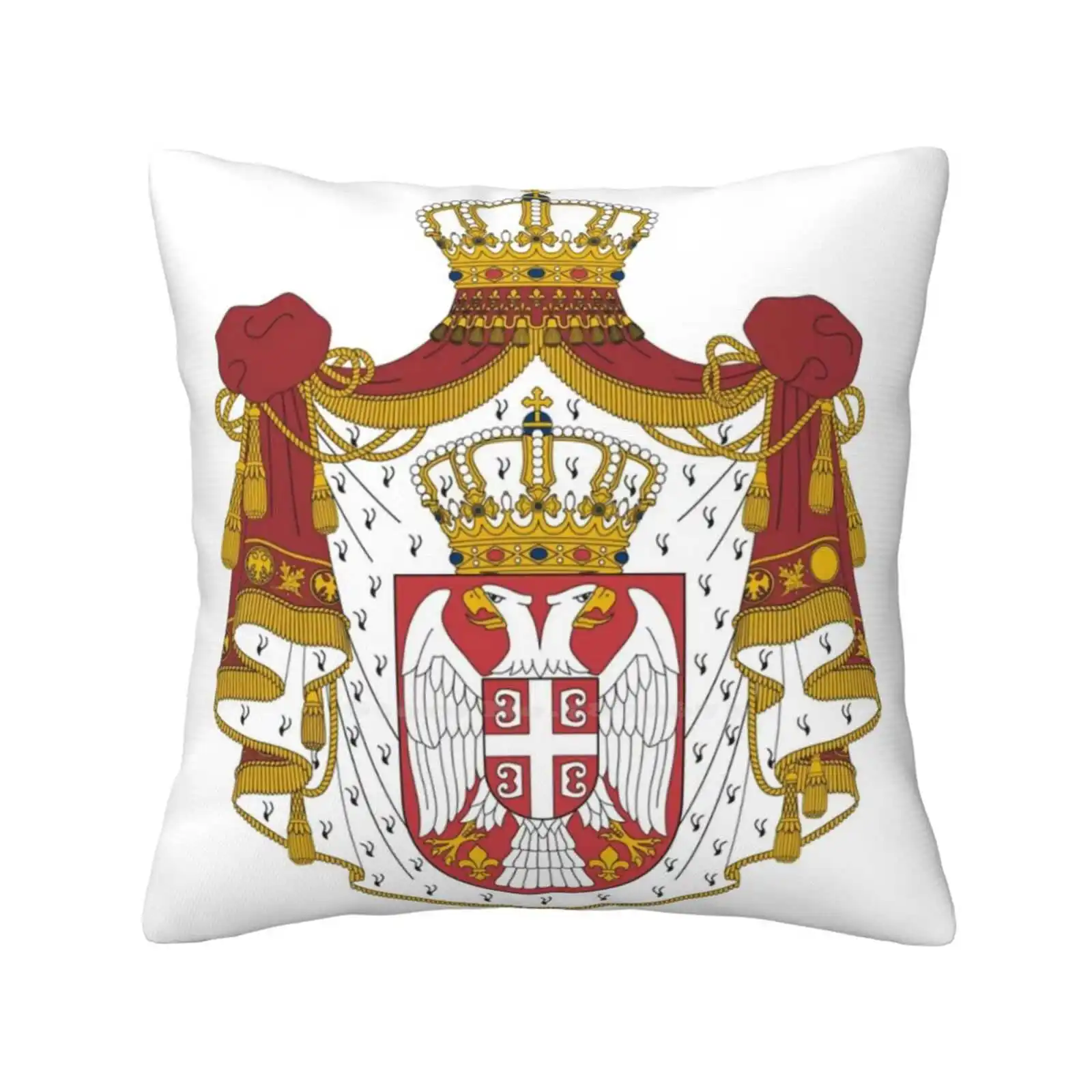 Serbian Coat Of Arms-Flag Of Serbia Pillowslip Pillowcase Srbija Serbia Pride Serbia Flag Serbian Flag Flag Of Serbia Serbian