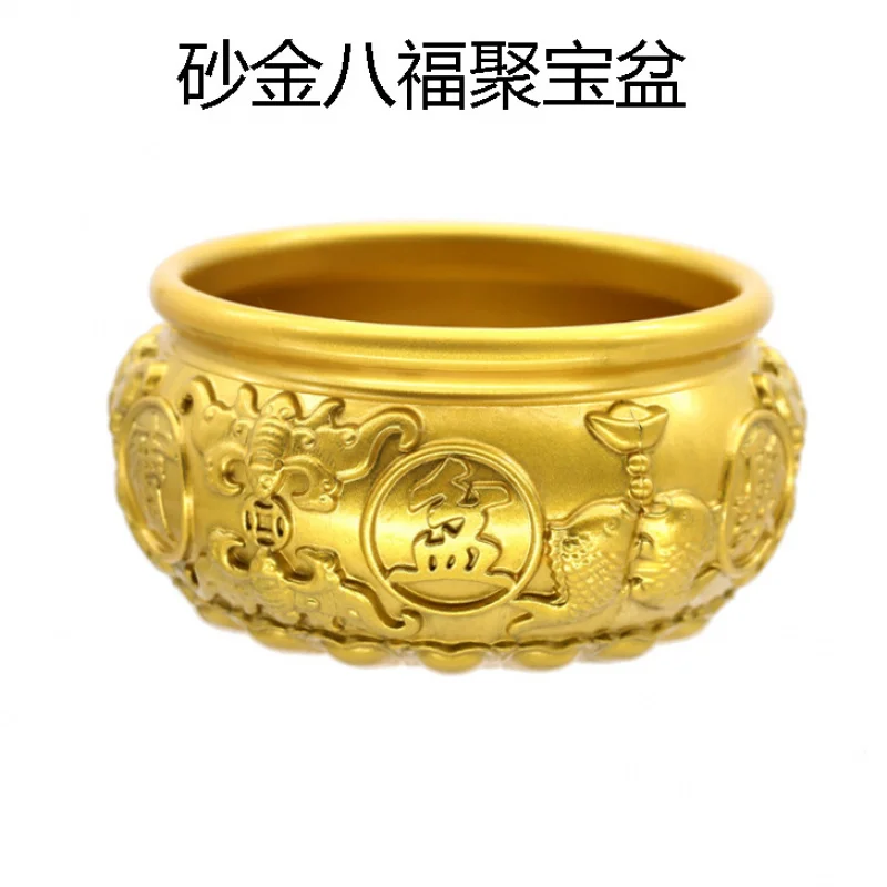 Bronze Statue Crafts Home Decoration Brass Ornaments Pisces Eight Blessing Cornucopia