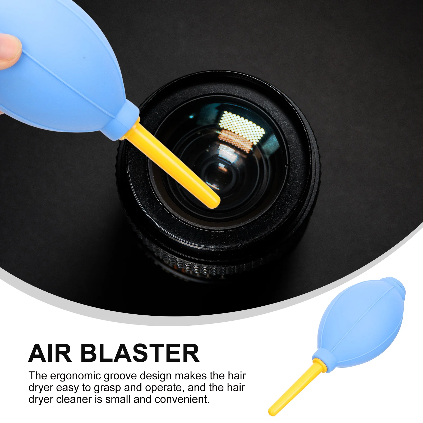 3 Pcs Camera Lens Cleaning Air Mover Fan Dust Blower Cleaner Mini Tpe for Computer