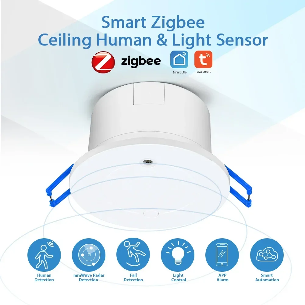 

Потолочный датчик присутствия человека Wi-Fi/Zigbee для определения граффити и движения